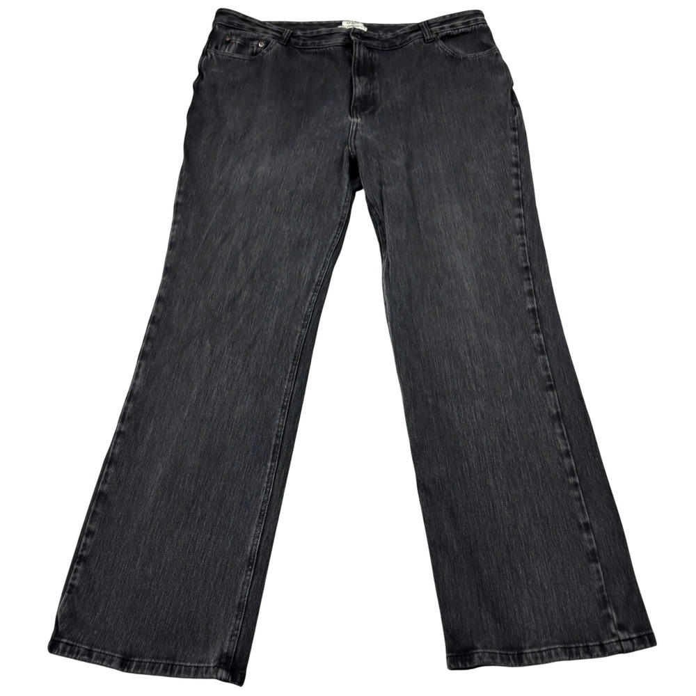 LL Bean Womens 18 MT Black Washed Classic Fit Stretch Denim Jeans Item ID 275491